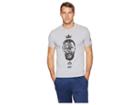 Reebok Mcgregor Tiger Face Tee (athletic Grey) Men's Clothing