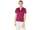 Nike Golf Zonal Cooling Polo Short Sleeve Jacquard (true Berry/true Berry) Women's Short Sleeve Pullover
