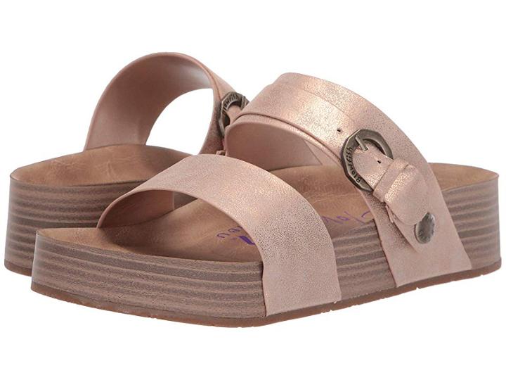 Blowfish Marge (rose Gold Cosmic Metallic) Women's Sandals