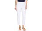 Tribal Pull-on 25 Dream Jeans Capris In White (white) Women's Jeans