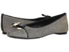 Michael Michael Kors Alice Ballet (black/gold Glitter Chain Mesh/nappa) Women's Shoes