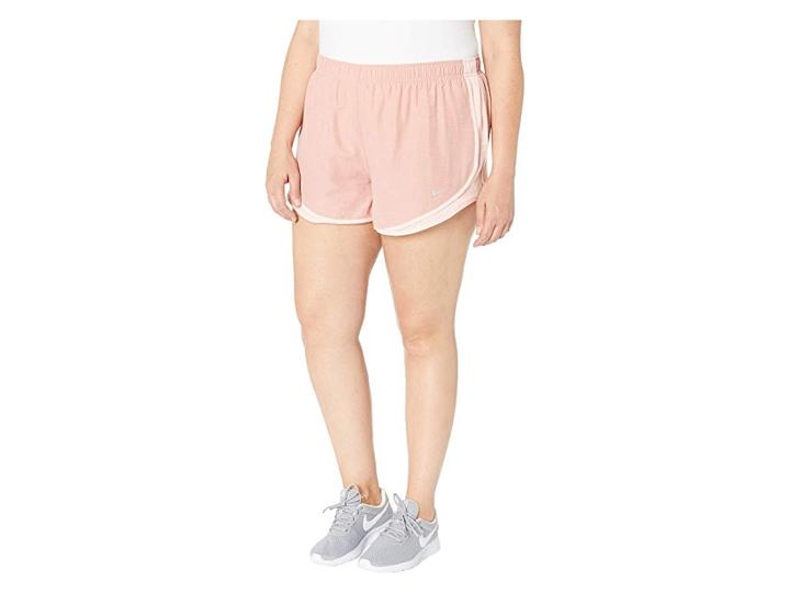 Nike Dry Tempo 3 Running Short (size 1x-3x) (rust Pink/storm Pink/wolf Grey) Women's Shorts