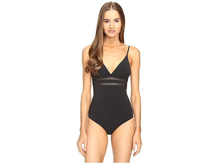 Stella Mccartney Timeless Basics One-piece (black) Women's Swimsuits One Piece
