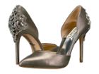 Badgley Mischka Karma Ii (pewter Metallic Suede) Women's Bridal Shoes