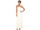 Jill Jill Stuart Strapless Crepe Fitted Column Gown (off-white) Women's Dress