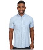 Rip Curl Slyke Short Sleeve Shirt (blue) Men's Clothing