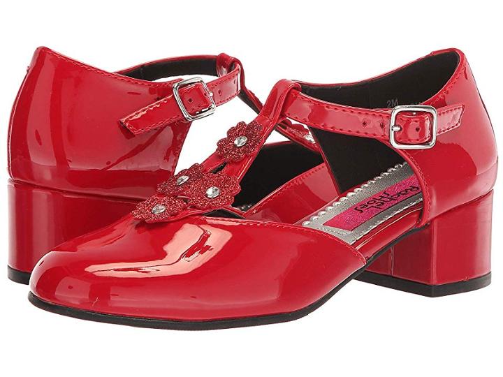 Rachel Kids Diane (little Kid/big Kid) (red Patent) Girl's Shoes