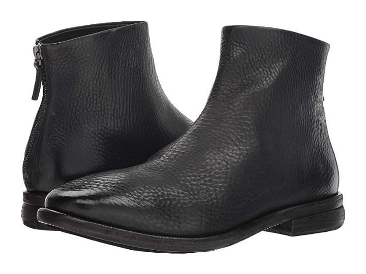 Marsell Listolo Back Zip Boot (black) Men's Boots