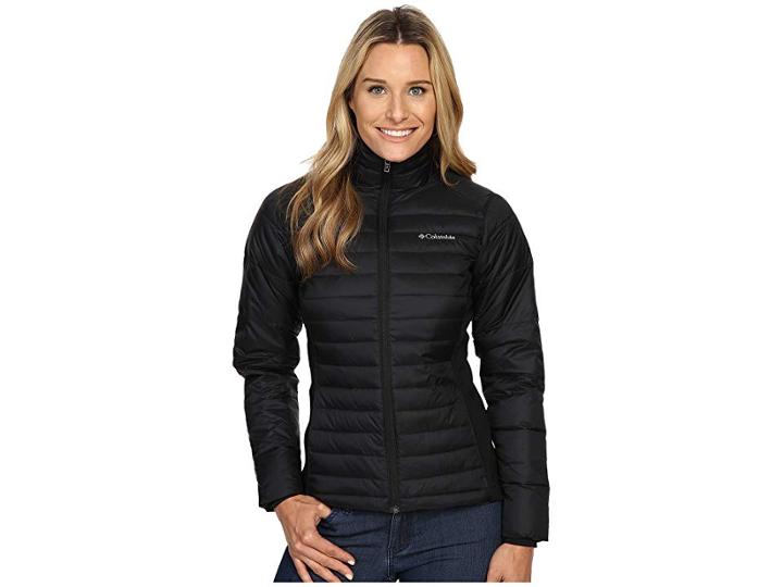 Columbia Powder Pillowtm Hybrid Jacket (black) Women's Coat