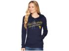 Champion College West Virginia Mountaineers Eco University Fleece Hoodie (navy) Women's Sweatshirt