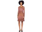 M Missoni Ripple Ombre Lurex Long Sleeve Dress (coral) Women's Dress