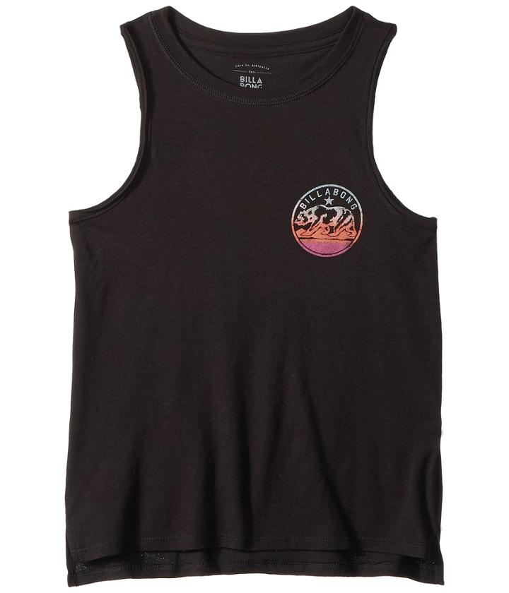 Billabong Kids Billabong Beach Tank Top (little Kids/big Kids) (off-black) Girl's Sleeveless