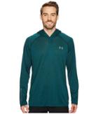 Under Armour Ua Techtm Popover Henley (arden Green/graphite) Men's Long Sleeve Pullover