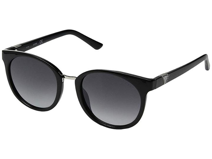 Guess Gu7601 (black Front/grey Gradient/light Flash Lens) Fashion Sunglasses