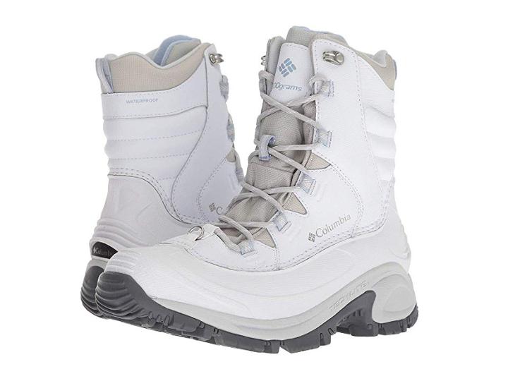 Columbia Bugaboot Iii (white/faded Sky) Women's Cold Weather Boots