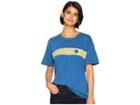 Hurley Retro Wash Ringer Tee (blue Force) Women's T Shirt
