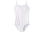 Bloch Kids Bow Mesh Camisole Leotard (toddler/little Kids/big Kids) (white) Girl's Jumpsuit & Rompers One Piece