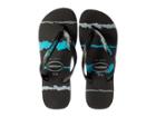 Havaianas Top Tropical Glitch Sandal (black/blue) Men's Shoes