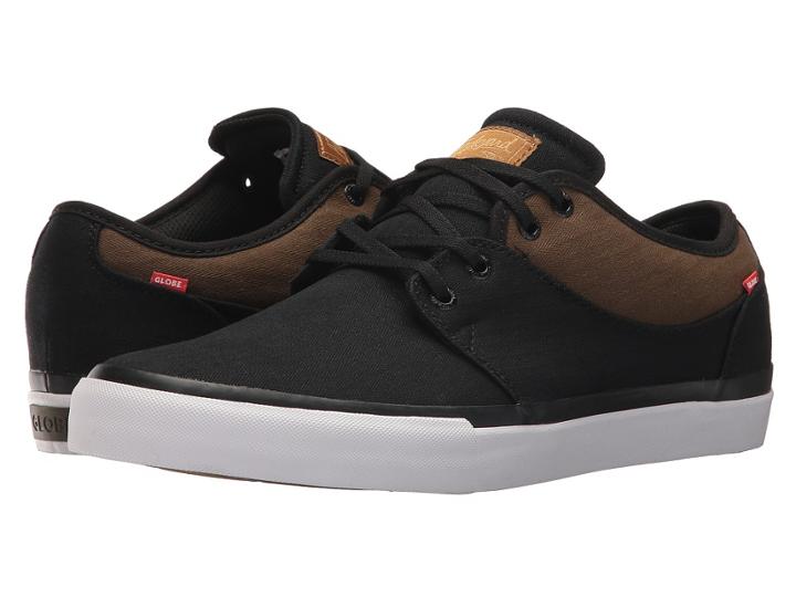 Globe Mahalo (black Twill/olive) Men's Skate Shoes