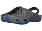 Crocs Swiftwater Deck Clog (slate Grey) Men's Clog/mule Shoes