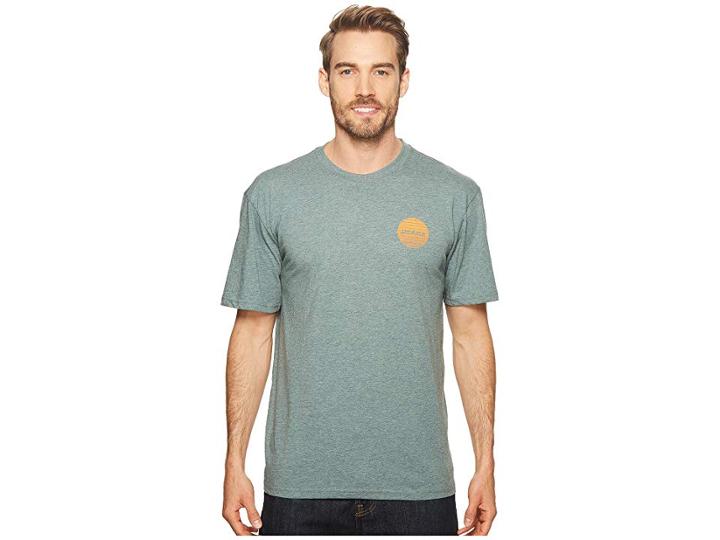 Prana Transition T-shirt (starling Green Heather) Men's T Shirt