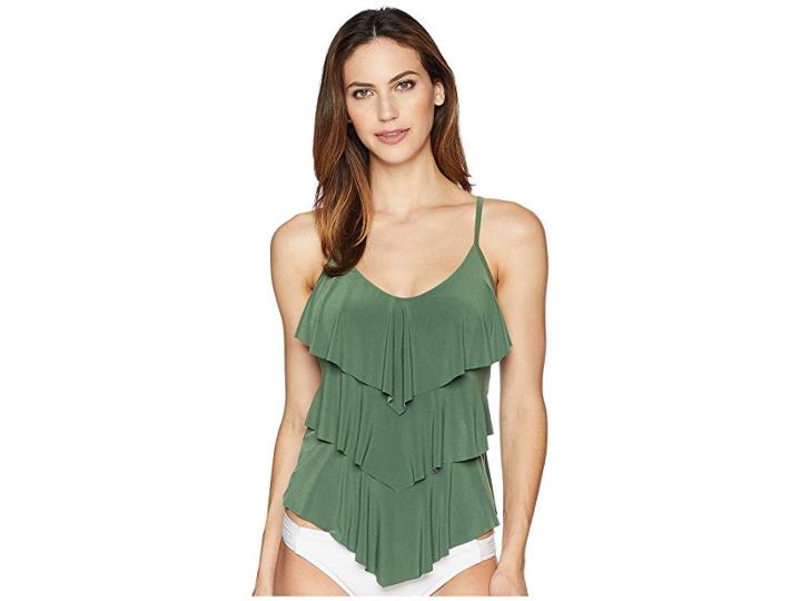 Magicsuit Solid Rita Top (olive) Women's Swimwear