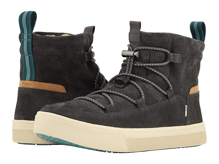 Toms Trvl Lite Alpine (forged Iron Suede) Men's Lace Up Casual Shoes