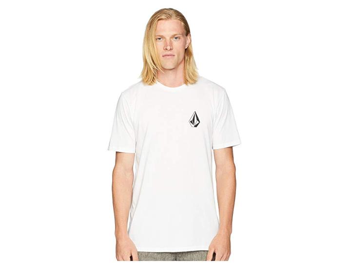 Volcom Deadly Stone Short Sleeve Tee (white) Men's T Shirt