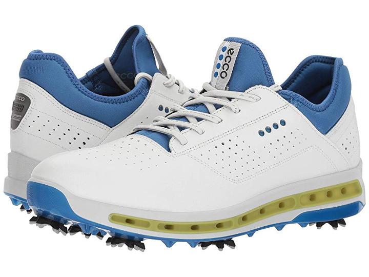 Ecco Golf Cool 18 Gtx (white/dynasty) Men's Golf Shoes