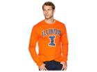 Champion College Illinois Fighting Illini Long Sleeve Jersey Tee (orange) Men's T Shirt