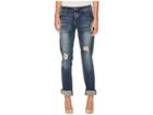 Kut From The Kloth Catherine Boyfriend Wide Cuff Jeans (impressed/dark Stone Base Wash) Women's Jeans