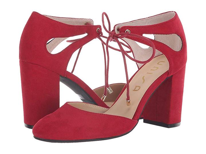 Unisa Kayla (rich Red Fabric) Women's Shoes