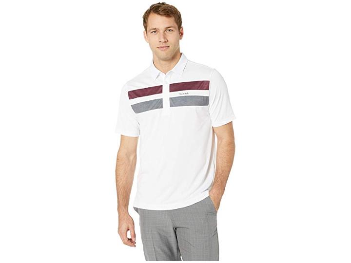 Travismathew Big Six Polo (white) Men's Short Sleeve Knit