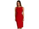 Kamalikulture - Sleeveless Shirred Waist Dress (red)
