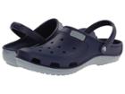 Crocs Duet Wave Clog (nautical Navy/concrete) Clog/mule Shoes