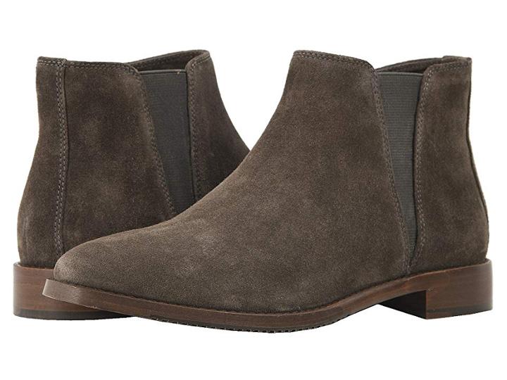 Johnston & Murphy Leslie (dark Gray Italian Suede) Women's Shoes