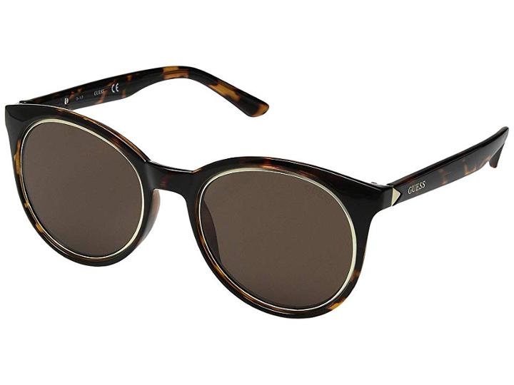 Guess Gu7472 (crystal/brown Mirror 1) Fashion Sunglasses