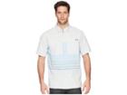 Under Armour Ua Fish Hunter Short Sleeve Plaid Shirt (elemental/graphite/landslide Stripe) Men's Short Sleeve Button Up