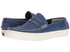 Cole Haan Pinch Weekender Luxe Penny (navy Peony Canvas/leather) Men's Shoes