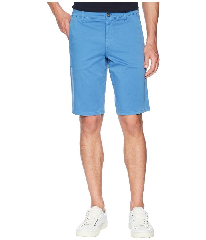 Boss Orange Schino Slim Shorts (high Blue) Men's Shorts