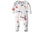 Joules Kids Ziggy One-piece (infant) (white Transport Animals) Boy's Jumpsuit & Rompers One Piece