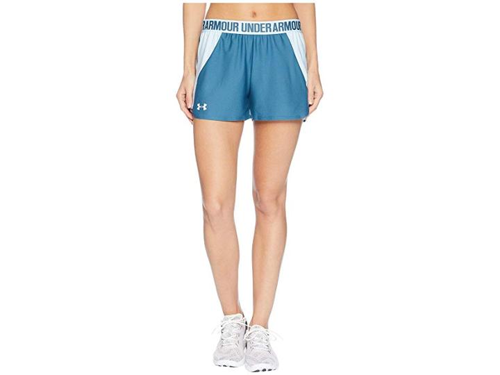Under Armour New Play Up Shorts (static Blue/halogen Blue/halogen Blue) Women's Shorts