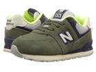 New Balance Kids Ic574v1 (infant/toddler) (dark Covert Green/pigment) Boys Shoes