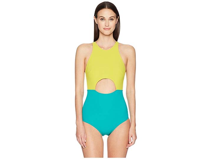 Flagpole Vera One-piece (key/seagreen) Women's Swimsuits One Piece