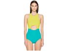 Flagpole Vera One-piece (key/seagreen) Women's Swimsuits One Piece