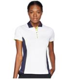 Callaway Color-blocked Short Sleeve Polo (peacoat) Women's Short Sleeve Pullover
