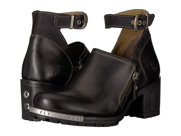 Fly London Lepu306fly (black/anthracite Rug/griffon) Women's Shoes