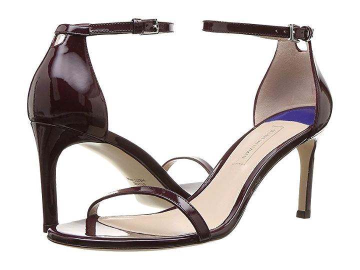 Stuart Weitzman 75 Nudist Traditional (cabernet Cristal) Women's Shoes