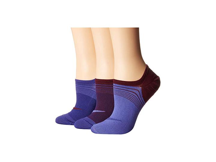 Nike 3-pair Pack Lightweight Footie (multicolor 17) Women's No Show Socks Shoes