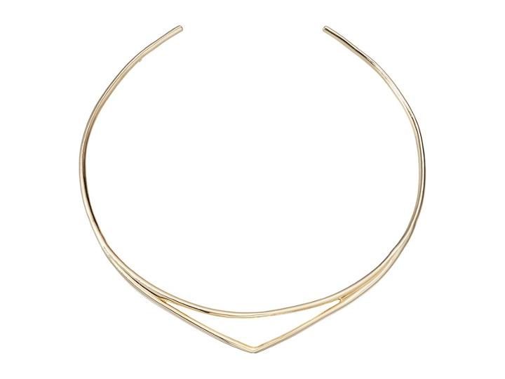 Vera Bradley Triangle Collar Necklace (gold Tone) Necklace